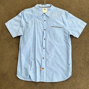 Men’s - Levi’s, size XL, blue short sleeve shirt